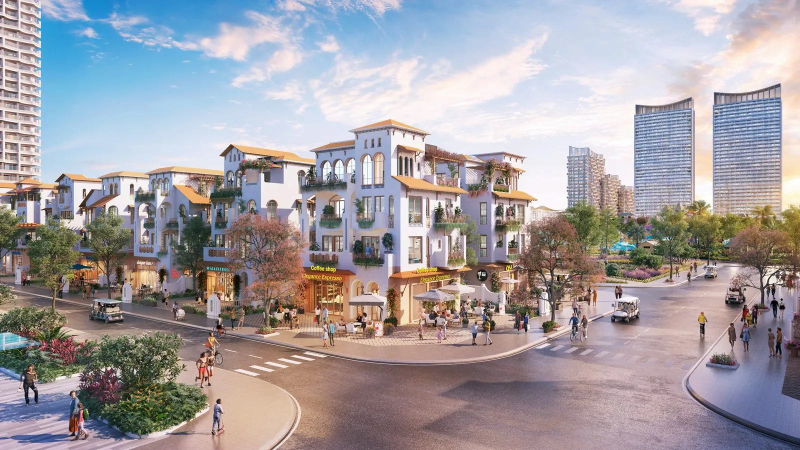 Casa Townhouse Blanca City - nhà phố kinh doanh sầm uất